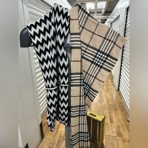 Two women’s scarfs